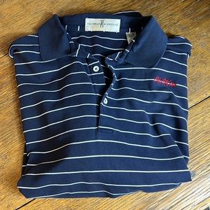 Ole miss fairway and Greene polo style golf shirt, XL, navy, white, red